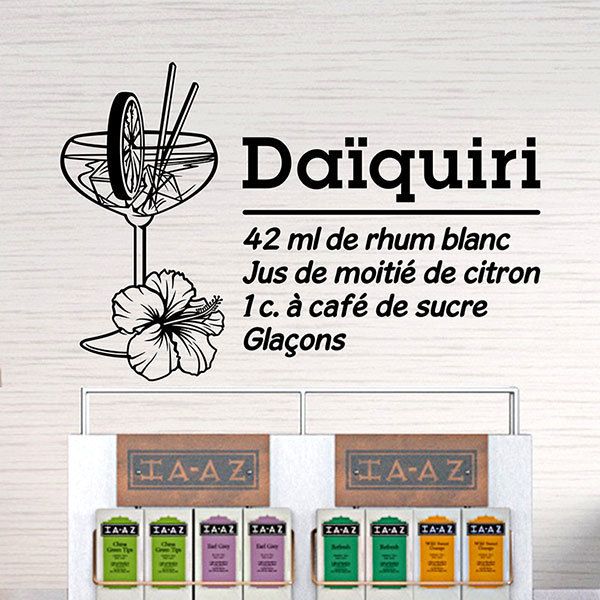 Wall Stickers: Cocktail Daïquiri - french