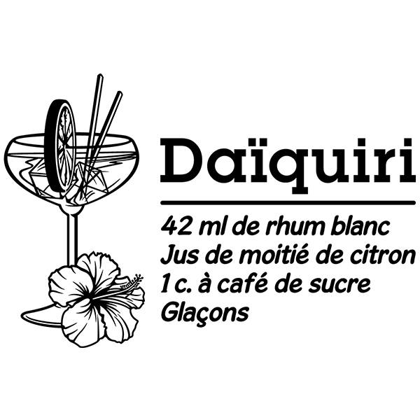 Wall Stickers: Cocktail Daïquiri - french