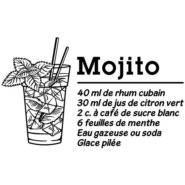 Wall Stickers: Cocktail Mojito - french