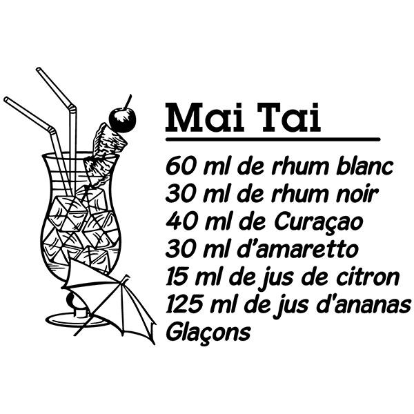 Wall Stickers: Cocktail Mai Tai - french