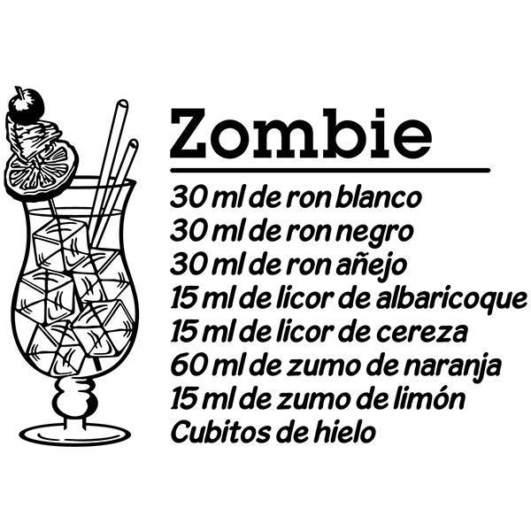 Wall Stickers: Cocktail Zombie - spanish