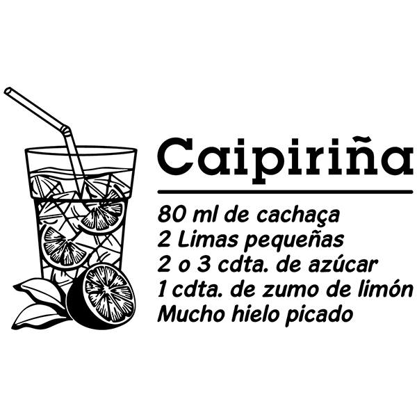 Wall Stickers: Cocktail Caipirinha - spanish
