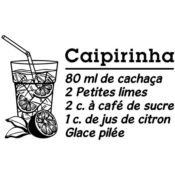 Wall Stickers: Cocktail Caipirinha - french