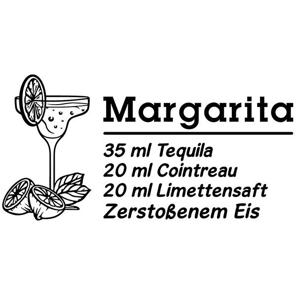 Wall Stickers: Cocktail Margarita - german