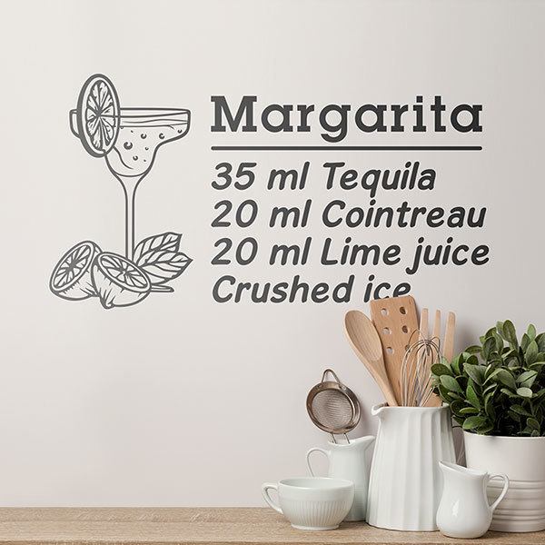 Wall Stickers: Cocktail Margarita - english