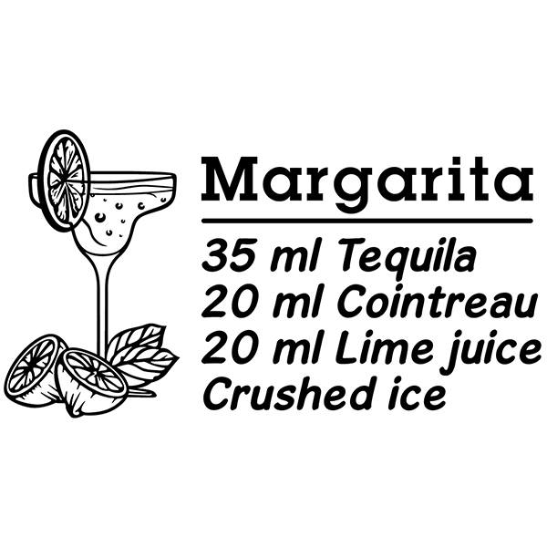 Wall Stickers: Cocktail Margarita - english