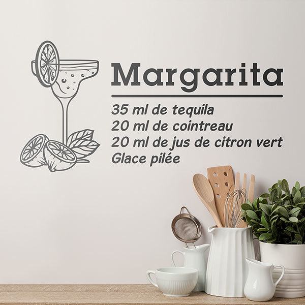 Wall Stickers: Cocktail Margarita - french