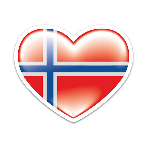 Car & Motorbike Stickers: Norway