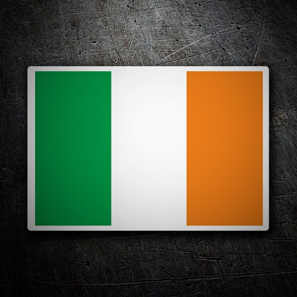 Car & Motorbike Stickers: Ireland flag