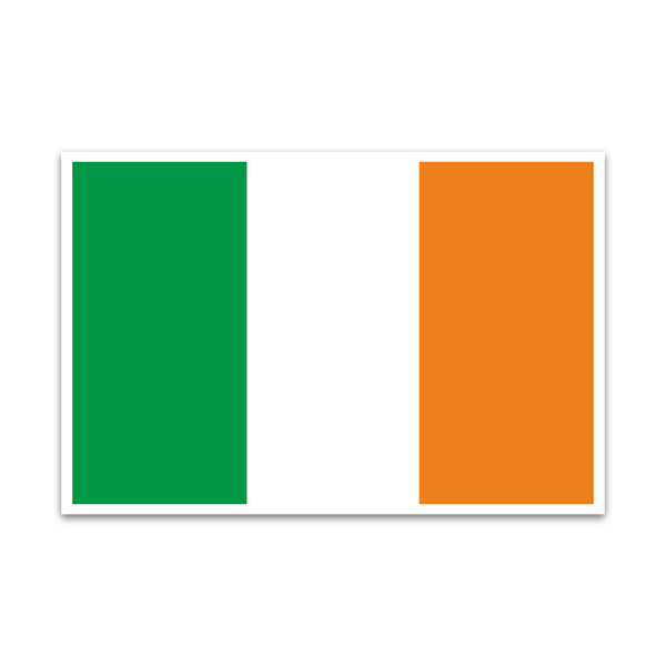 Car & Motorbike Stickers: Ireland flag