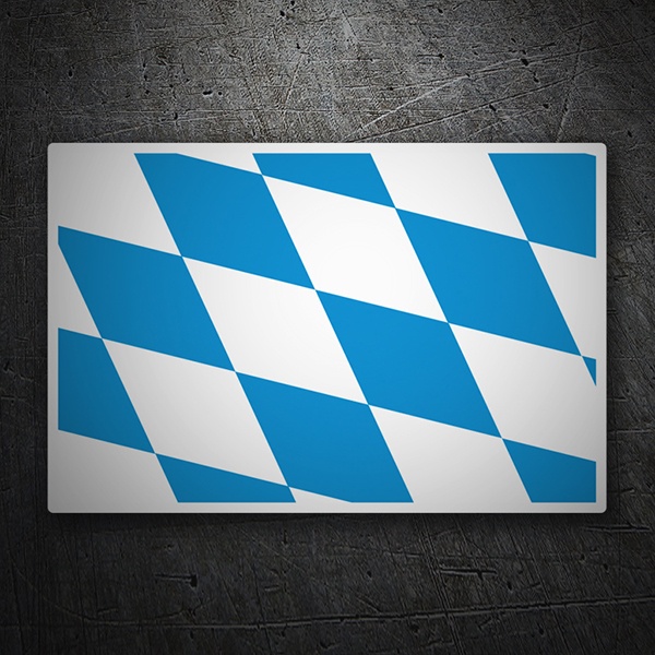 Car & Motorbike Stickers: Flag Bavaria