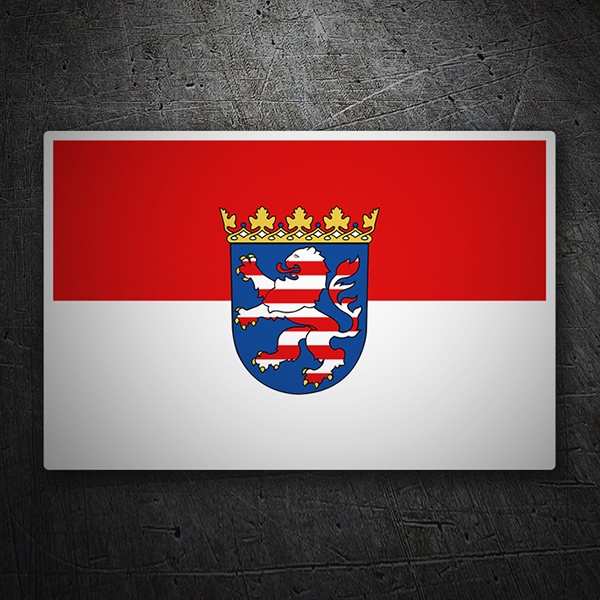 Car & Motorbike Stickers: Flag Hesse