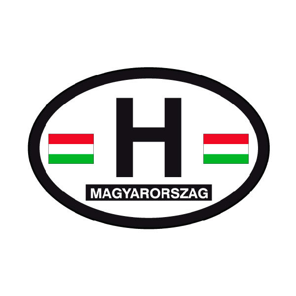 Car & Motorbike Stickers: Magyarorszag