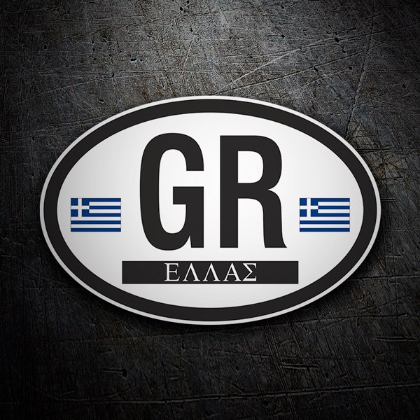 Car & Motorbike Stickers: Grece