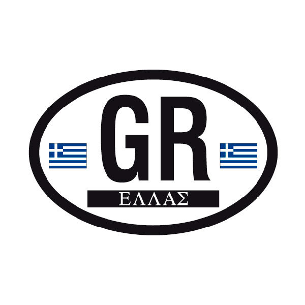 Car & Motorbike Stickers: Grece