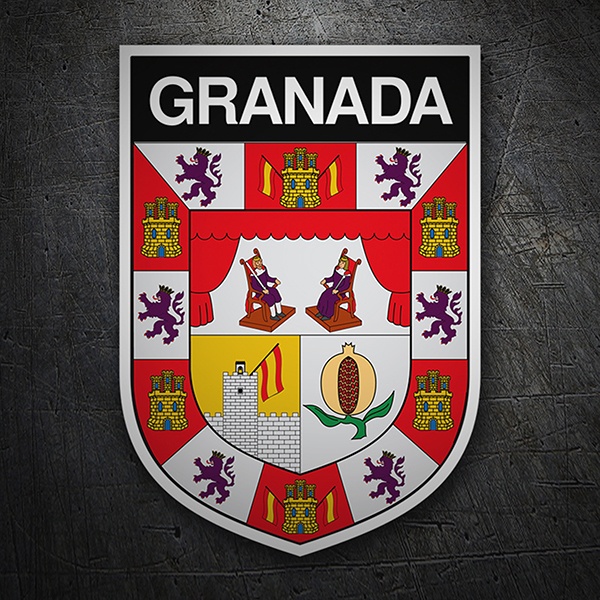 Car & Motorbike Stickers: Badge Granada 1