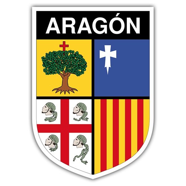 Car & Motorbike Stickers: Badge Aragon
