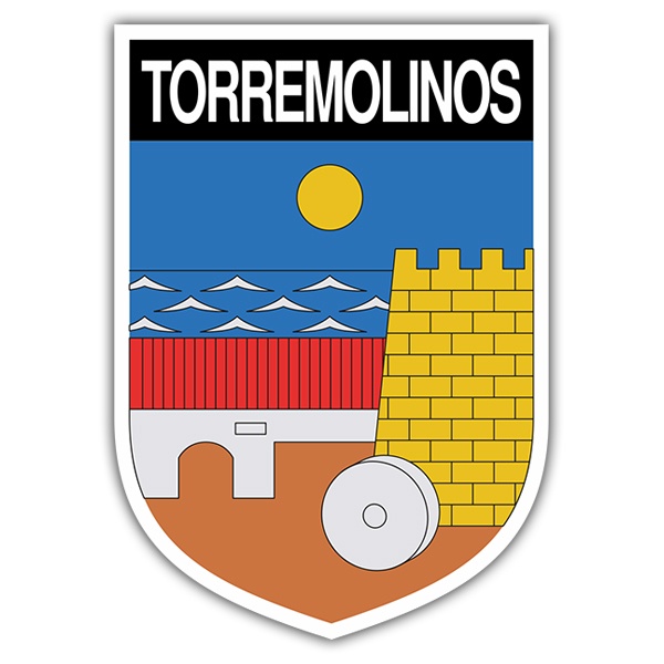 Car & Motorbike Stickers: Badge Torremolinos