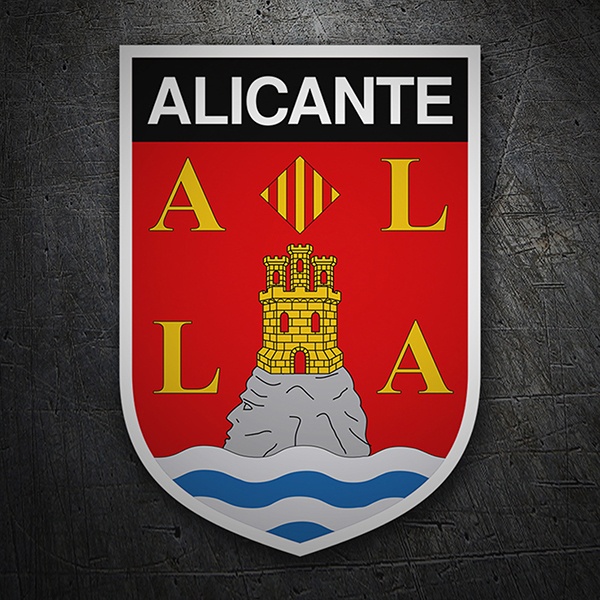 Car & Motorbike Stickers: Badge Alicante