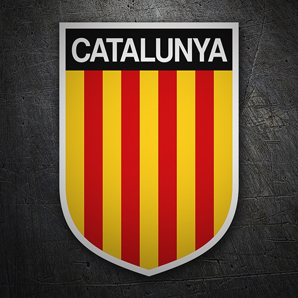 Car & Motorbike Stickers: Badge Catalonia 1