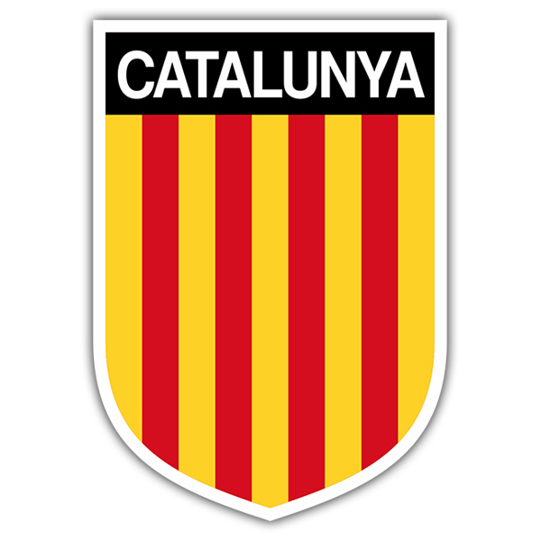 Car & Motorbike Stickers: Badge Catalonia