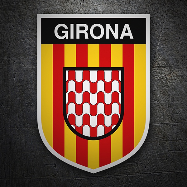 Car & Motorbike Stickers: Badge Girona