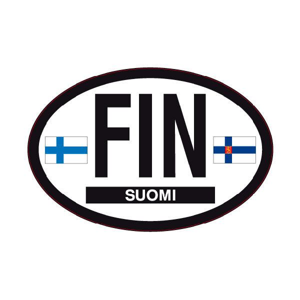 Car & Motorbike Stickers: Suomi