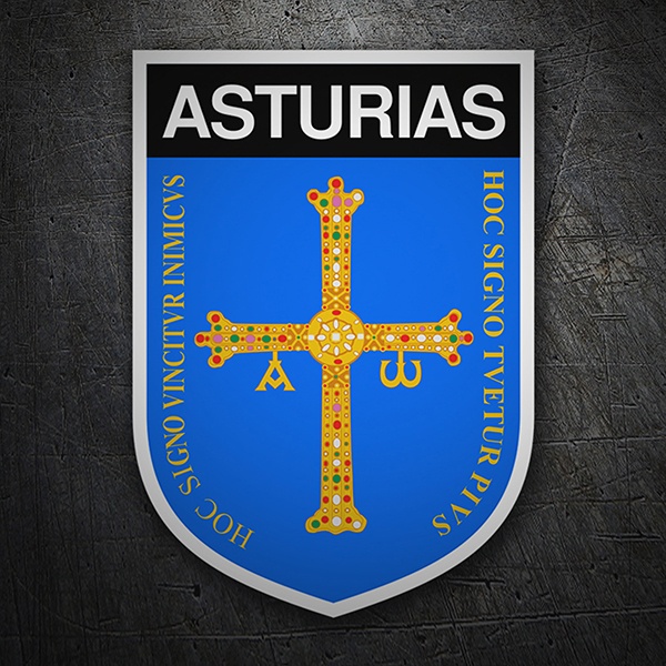 Car & Motorbike Stickers: Badge Asturias