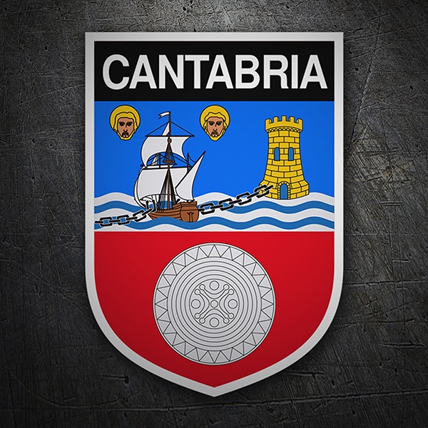 Car & Motorbike Stickers: Badge Cantabria