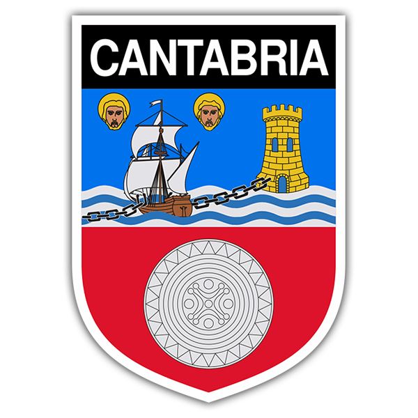 Car & Motorbike Stickers: Badge Cantabria