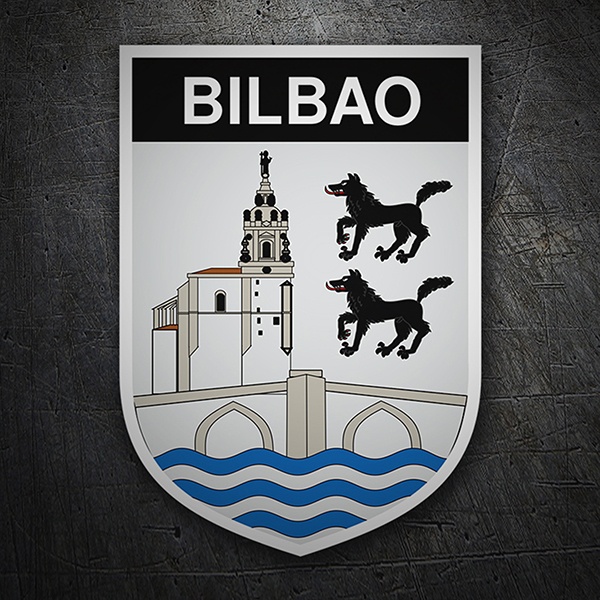Car & Motorbike Stickers: Badge Bilbao