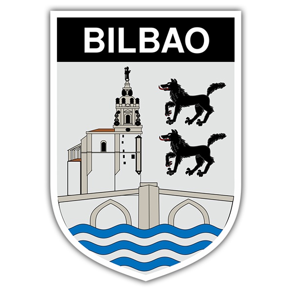 Car & Motorbike Stickers: Badge Bilbao