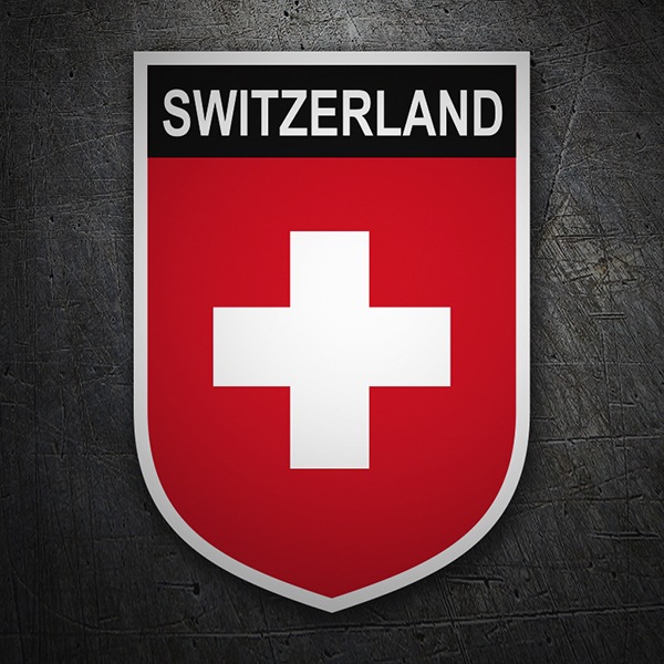 Car & Motorbike Stickers: Badge Switzerland