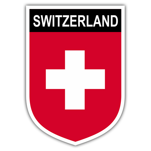 Car & Motorbike Stickers: Badge Switzerland