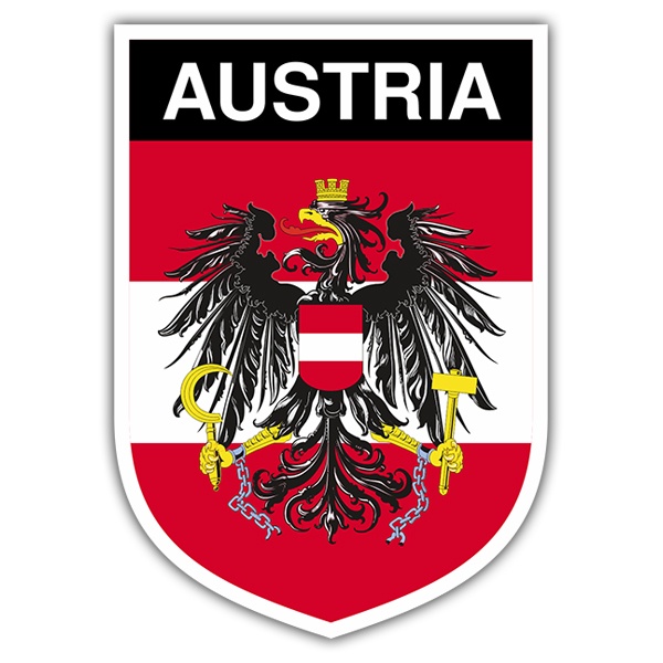 Car & Motorbike Stickers: Badge Austria