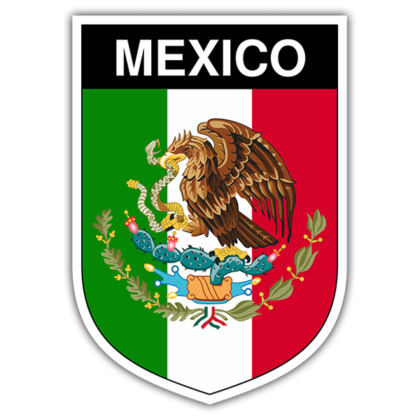 Car & Motorbike Stickers: Badge Mexico