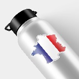 Car & Motorbike Stickers: Flag map France 6