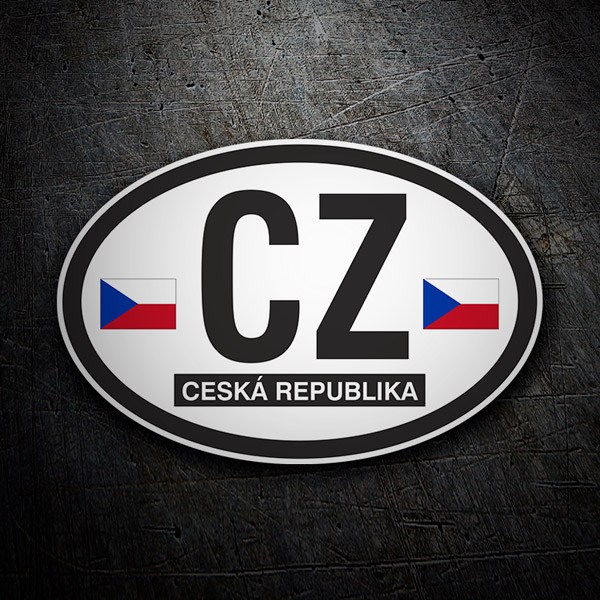 Car & Motorbike Stickers: Ceská Republica