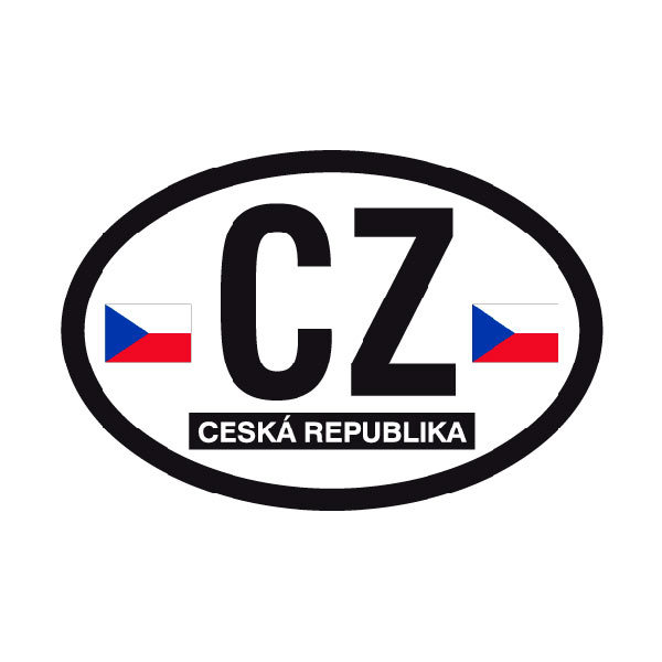 Car & Motorbike Stickers: Ceská Republica