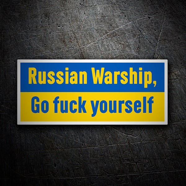 Car & Motorbike Stickers: Ukraine no to War 1