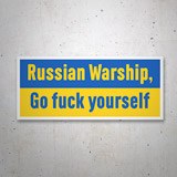 Car & Motorbike Stickers: Ukraine no to War 3