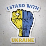 Car & Motorbike Stickers: I am with Ukraine 3