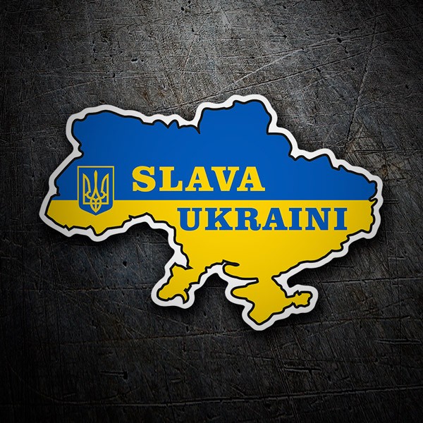Car & Motorbike Stickers: Glory to Ukraine