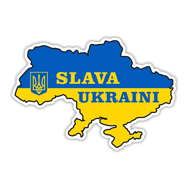 Car & Motorbike Stickers: Glory to Ukraine