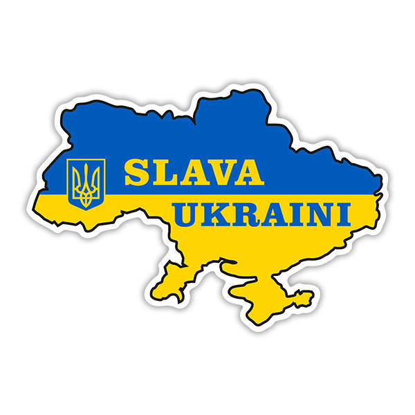 Car & Motorbike Stickers: Glory to Ukraine