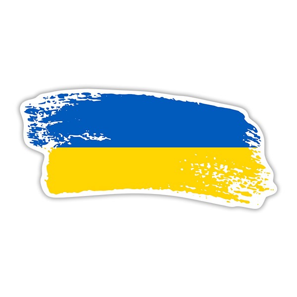 Car & Motorbike Stickers: Ukraine Strokes