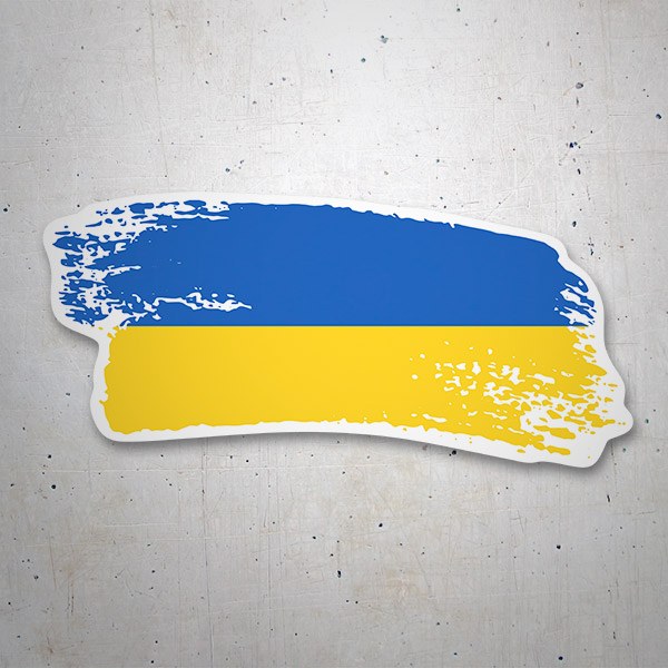 Car & Motorbike Stickers: Ukraine Strokes