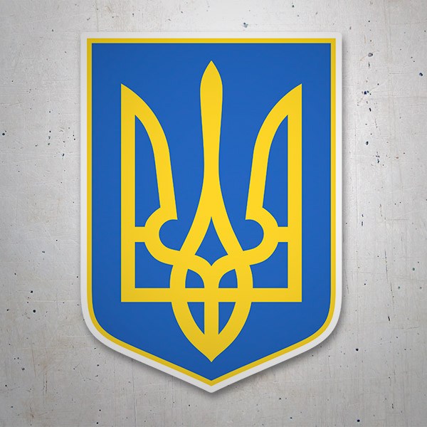 Car & Motorbike Stickers: Coat of Arms of Ukraine
