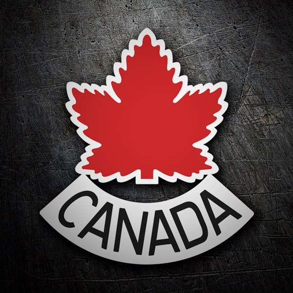 Car & Motorbike Stickers: Canada Badge