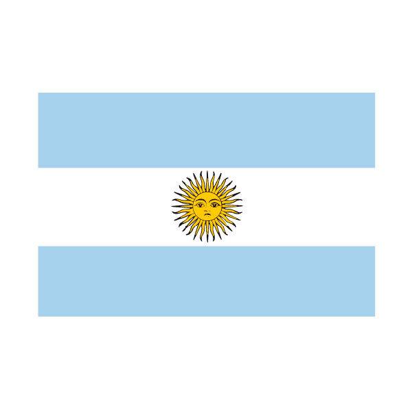 Car & Motorbike Stickers: Flag Argentina
